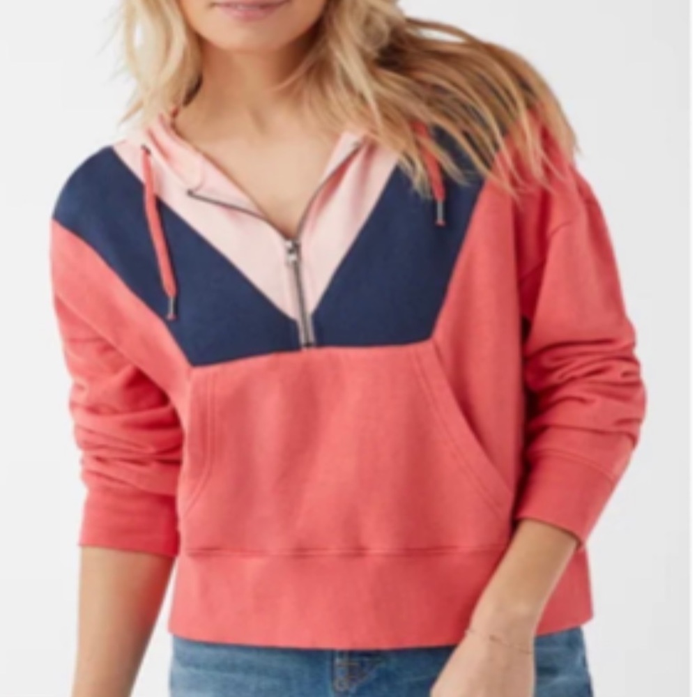 Splendid Ryder Active Colorblock Hoodie XS